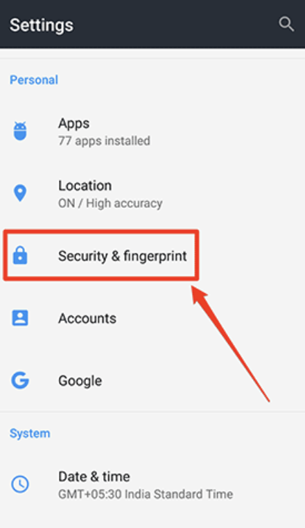 enable settings for unknown sources