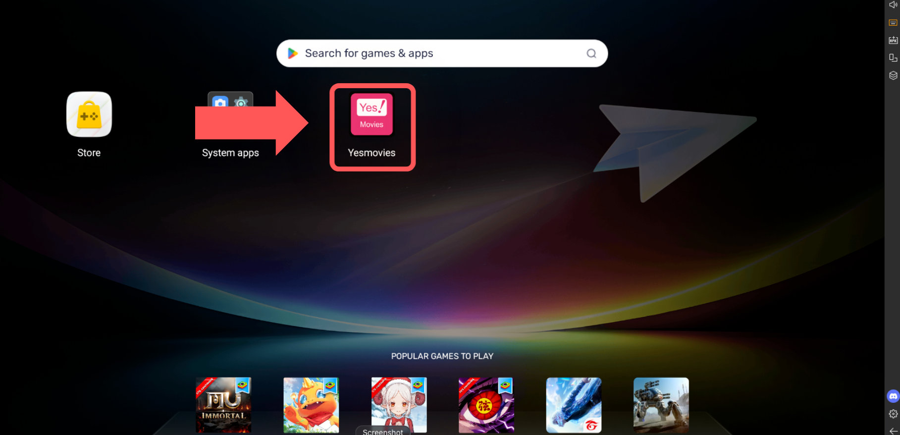 BlueStacks operational interface on Apple systems